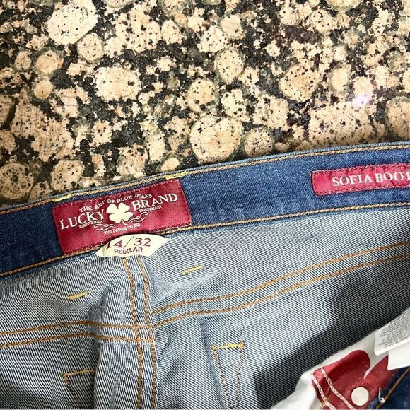 Lucky Brand Sophia Boot Cut Blue Denim Jeans Size 14/32 Regular - Picture 4 of 5